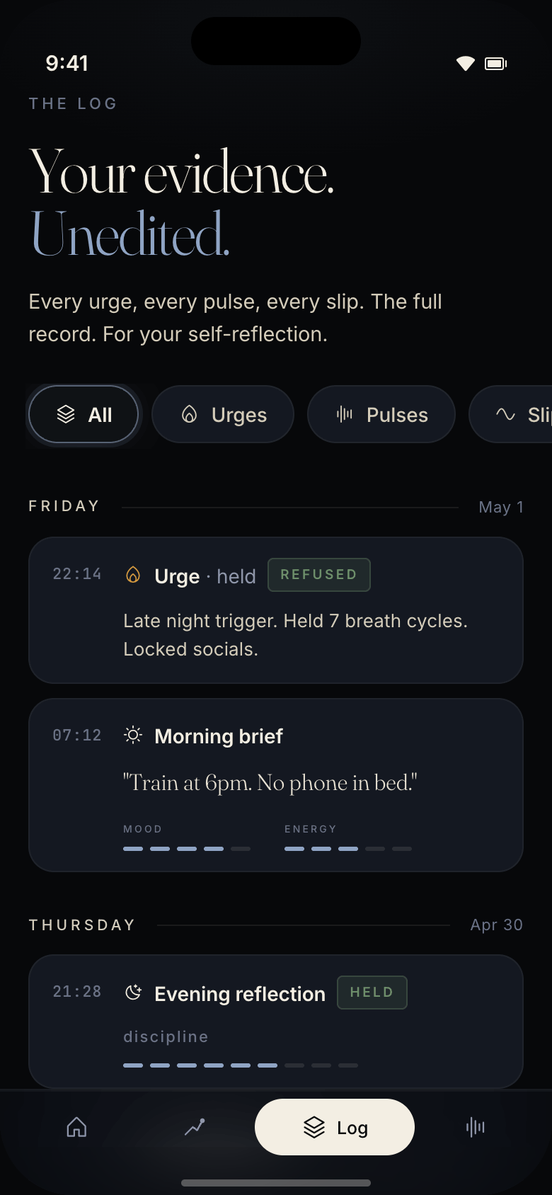 Ascend — The Log
